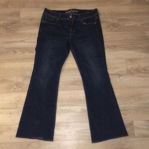 American Eagle kickboot jeans